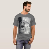 Gitarre u. Notenen-T-Shirt T-Shirt (Vorne ganz)