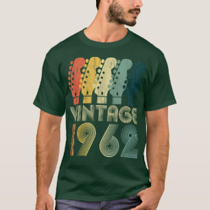 Gitarre über 60 Jahre Alte Geschenke Vintag 1962 L T-Shirt