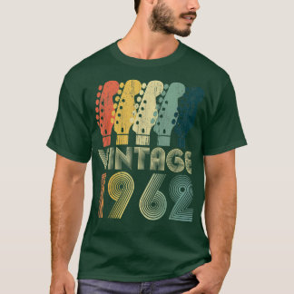 Gitarre über 60 Jahre Alte Geschenke Vintag 1962 L T-Shirt