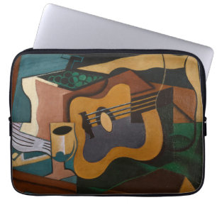 Gitarre und Abstrakte Malerei Laptopschutzhülle