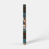 Gitarre und Abstrakte Malerei Samsung Galaxy Hülle (Rechte Seite)