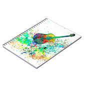 Gitarre und Akkorde Spritzer Notizblock (Linke Seite)