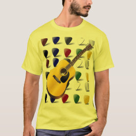 Gitarre und Auswahlt-shirt T-Shirt