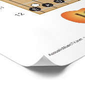 Gitarre und Bass Gitarre Fretboard Praxis Poster (Ecke)