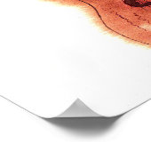 Gitarre und Baum Poster (Ecke)