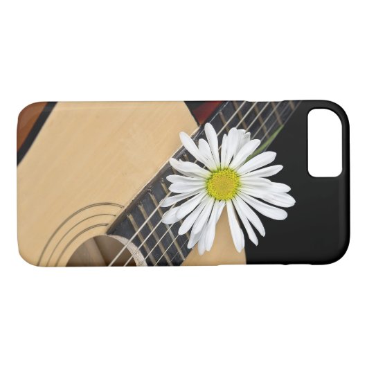 Gitarre und Daisy Case-Mate iPhone Hülle (Rückseite (Horizontal))