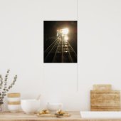 Gitarre und Fenster Poster (Küche)