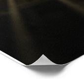 Gitarre und Fenster Poster (Ecke)