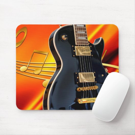 Gitarre und Hinweise Mousepad (Mit Mouse)