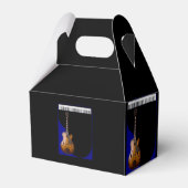 Gitarre und Klavier Hintergrund Geschenkschachtel (Vorderseite)