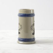 Gitarre und musikalische Anmerkungen Bierglas (Mittel)