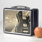 Gitarre und Musiknote Lunchbox (Beispiel)