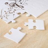 Gitarre und Musiknoten 4 Puzzle (Seite)