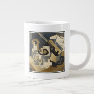 Gitarre und Obstschale auf einem Tisch, 1918 Jumbo-Tasse