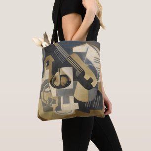 Gitarre und Obstschale auf einer Tabelle, 1918 Tasche