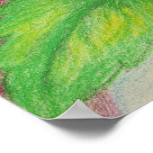 Gitarre und Rose Canvas Print Poster (Ecke)