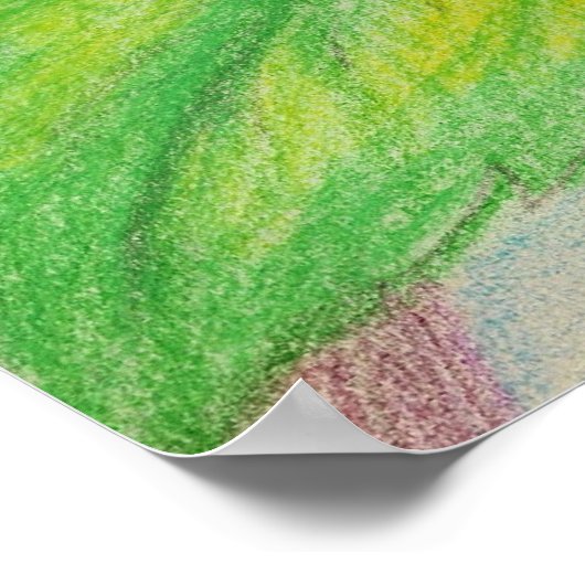 Gitarre und Rose Poster (Ecke)