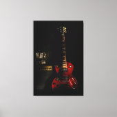 Gitarre und Verstärker große Leinwand (Vorderseite)