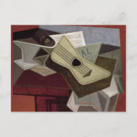Gitarre und Zeitung, 1925