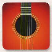 Gitarre-Untersetzer (Set von 4 Jahren) Getränkeuntersetzer (Vorderseite)