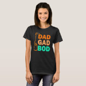Gitarre Vater Abbildung Vater Bod Day Dadgadbod Gu T-Shirt (Vorne ganz)