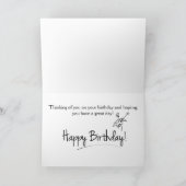 Gitarre Vater Geburtstagskarte Karte (Innenseite)