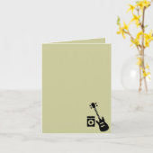 Gitarre/Verstärker Karte (Gelbe Blume)