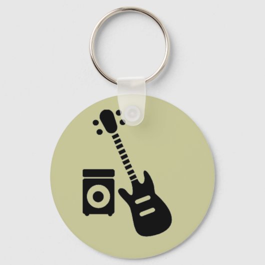 Gitarre/Verstärker Schlüsselanhänger (Vorderseite)
