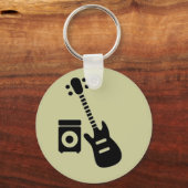 Gitarre/Verstärker Schlüsselanhänger (Vorderseite)
