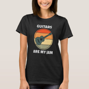 Gitarre   Vintage Gitarre Cool Retro Gitarren sind T-Shirt