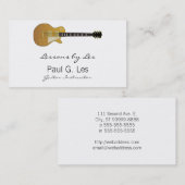 Gitarre Visitenkarte (Vorne/Hinten)