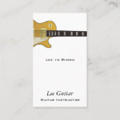 Gitarre Visitenkarte (Vorderseite)
