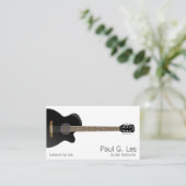 Gitarre Visitenkarte (Stehend Vorderseite)