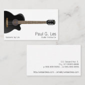 Gitarre Visitenkarte (Vorne/Hinten)