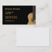 Gitarre Visitenkarte (Vorne/Hinten)