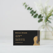 Gitarre Visitenkarte (Stehend Vorderseite)