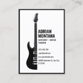 Gitarre Visitenkarte (Vorderseite)