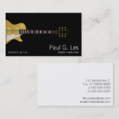 Gitarre Visitenkarte (Vorne/Hinten)