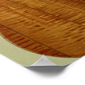 Gitarre von Antonio Stradivarius (c.1644-1737), Poster (Ecke)