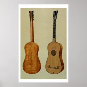 Gitarre von Antonio Stradivarius (c.1644-1737), Poster