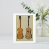 Gitarre von Antonio Stradivarius (c.1644-1737), Postkarte (Stehend Vorderseite)