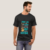 Gitarre von Frauen könnte aussehen, als höre ich z T-Shirt (Vorne ganz)
