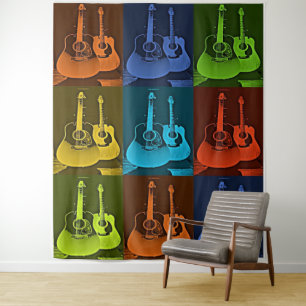 Gitarre Wandteppich