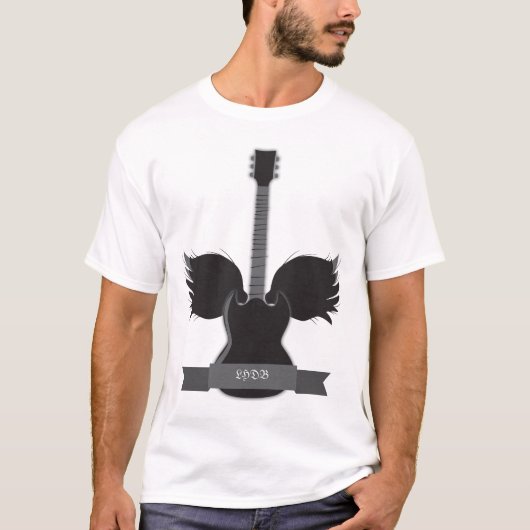 Gitarre Wings T - Shirt (Vorderseite)