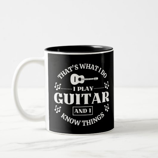 Gitarre Zweifarbige Tasse (Links)