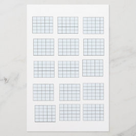 Gitarren-Akkordpapier Briefpapier