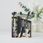"Gitarren am See" Foto Grußkarte Postkarte (Stehend Vorderseite)