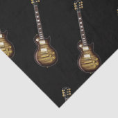 Gitarren auf schwarzem Seidenpapier (Detail)