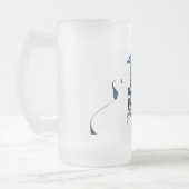 Gitarren-Bild-KaffeeTasse oder Stein Mattglas Bierglas (Links)