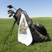 Gitarren Blues Mann - Feel it Golfhandtuch (Gras)